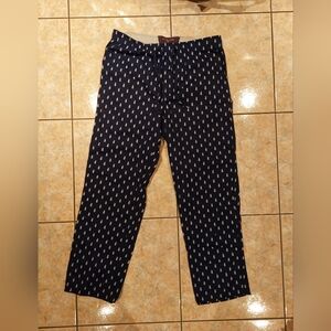 Black Brown 1826 Navy Patterned Sleep Pants